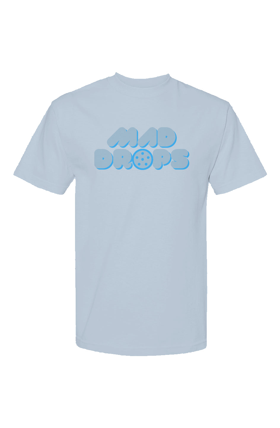 Light Blue "Mad Drops" T Shirt